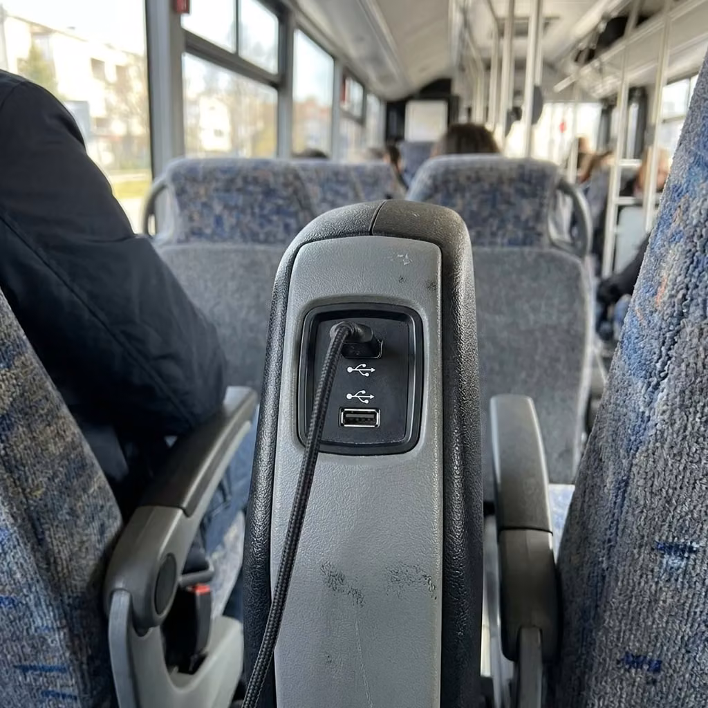chamblee 35 passenger minibus usb charging