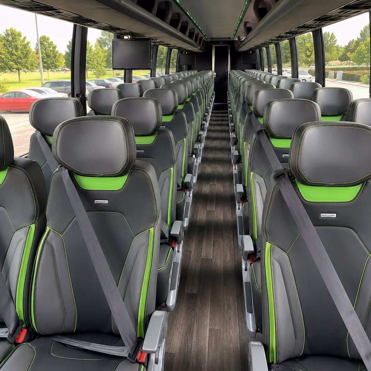 chamblee charter bus interior 1