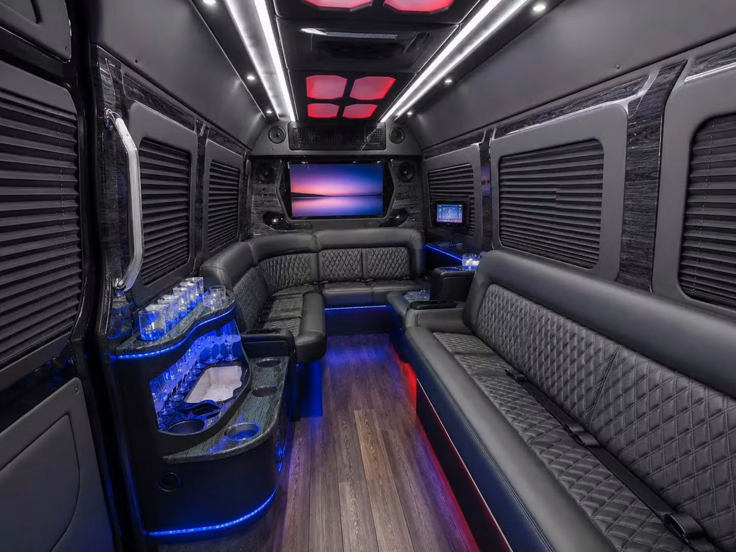 chamblee charter bus transportation for military balls ceremonies and recruitment