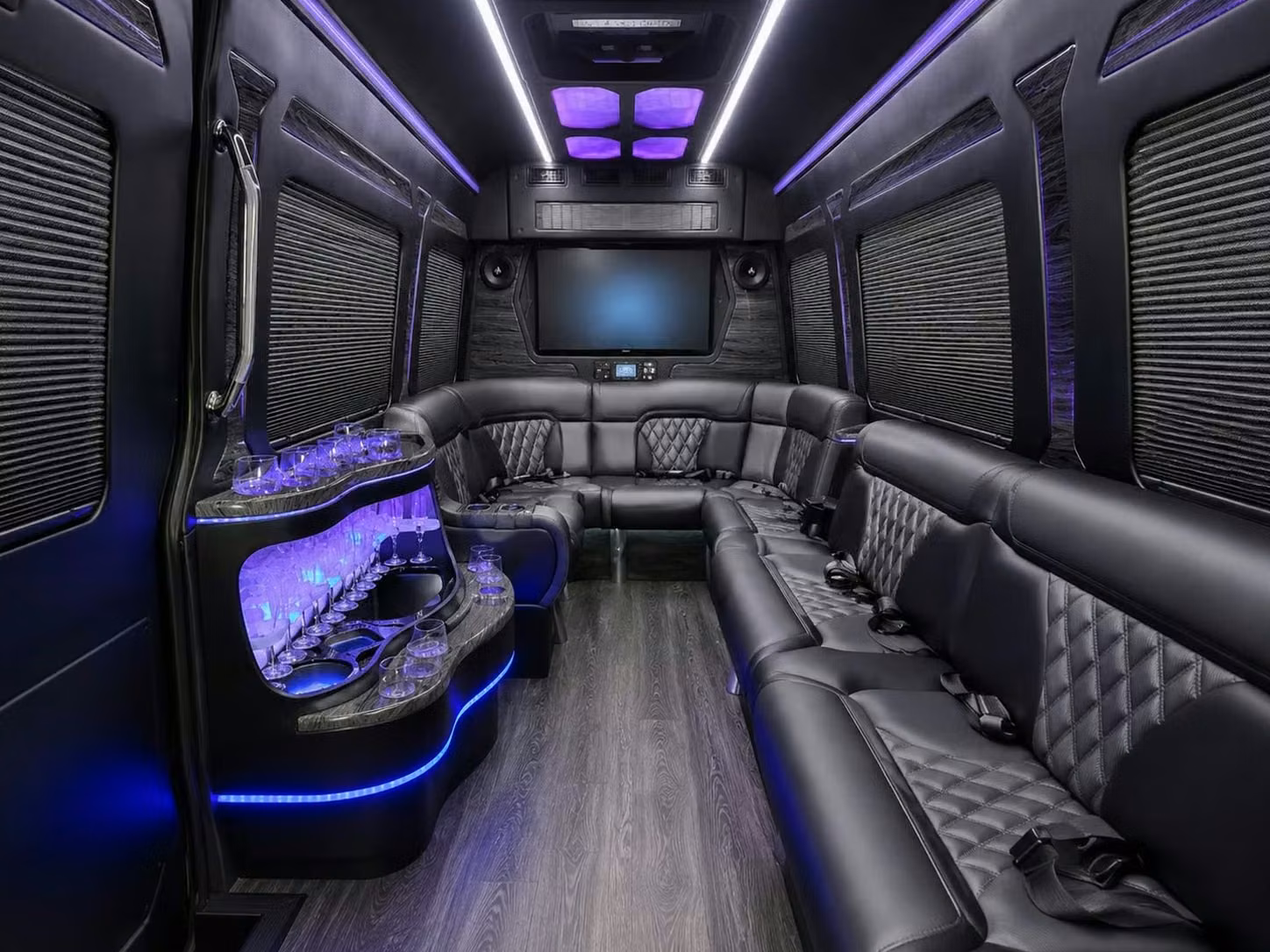 chamblee choir tour and worship team charter buses with undercarriage storage