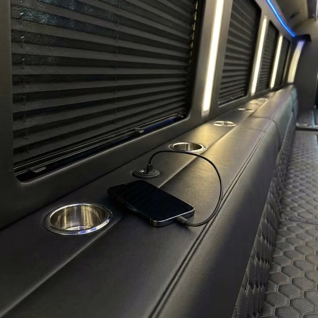 chamblee party bus usb charging