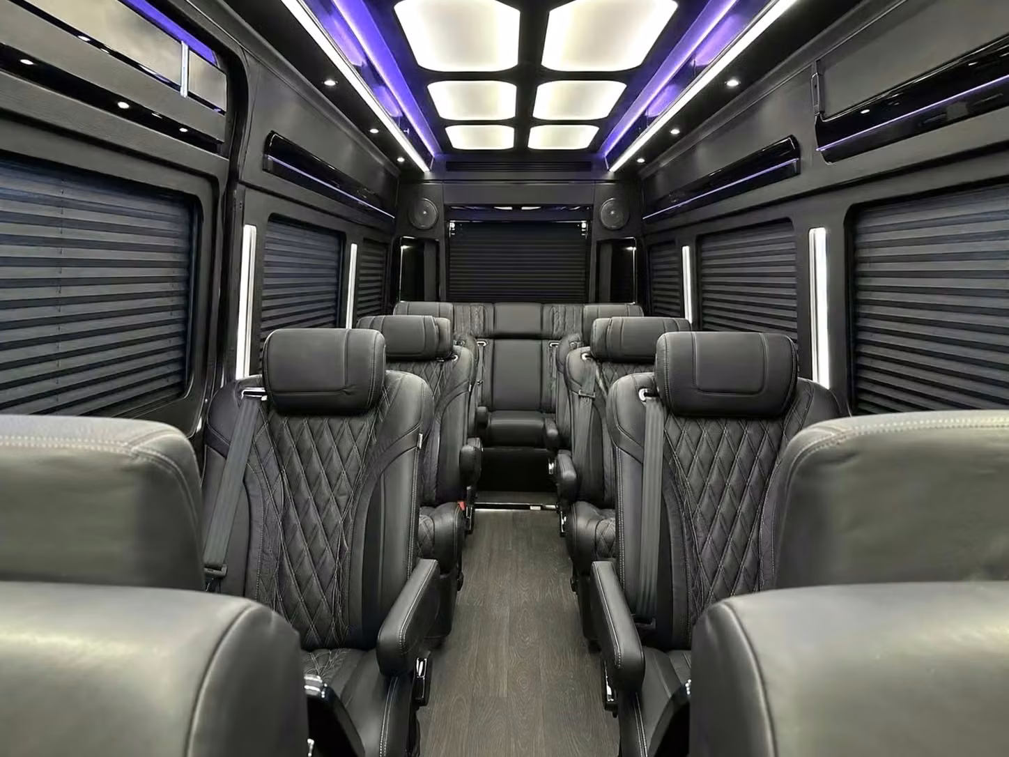 chamblee sprinter van rental with driver reclining seats