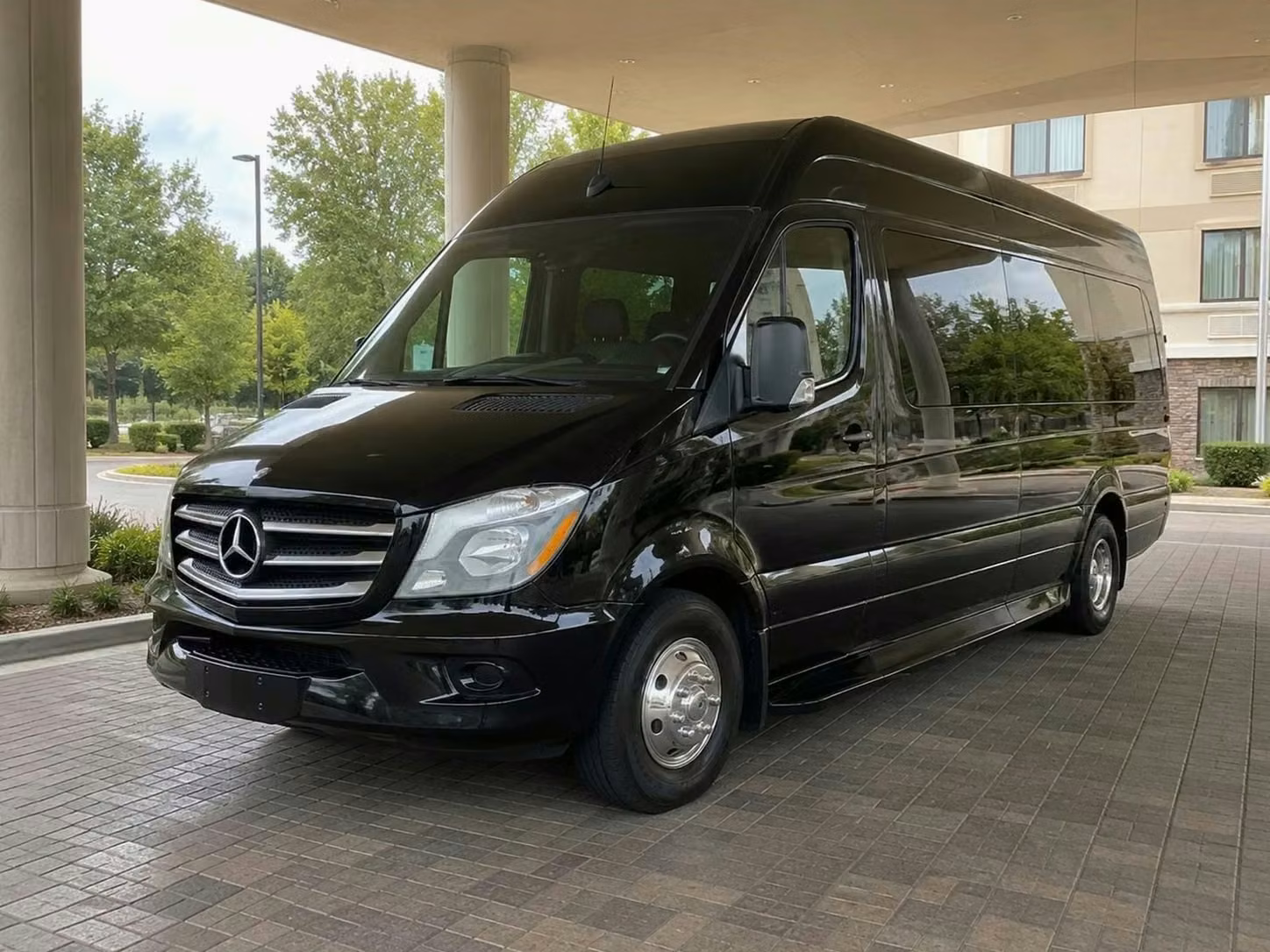 chamblee sprinter van rental with driver tinted windows