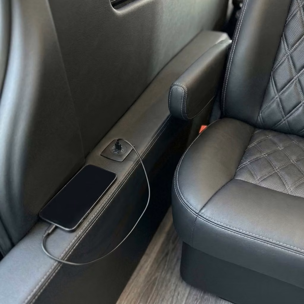 chamblee sprinter van rental with driver usb charging