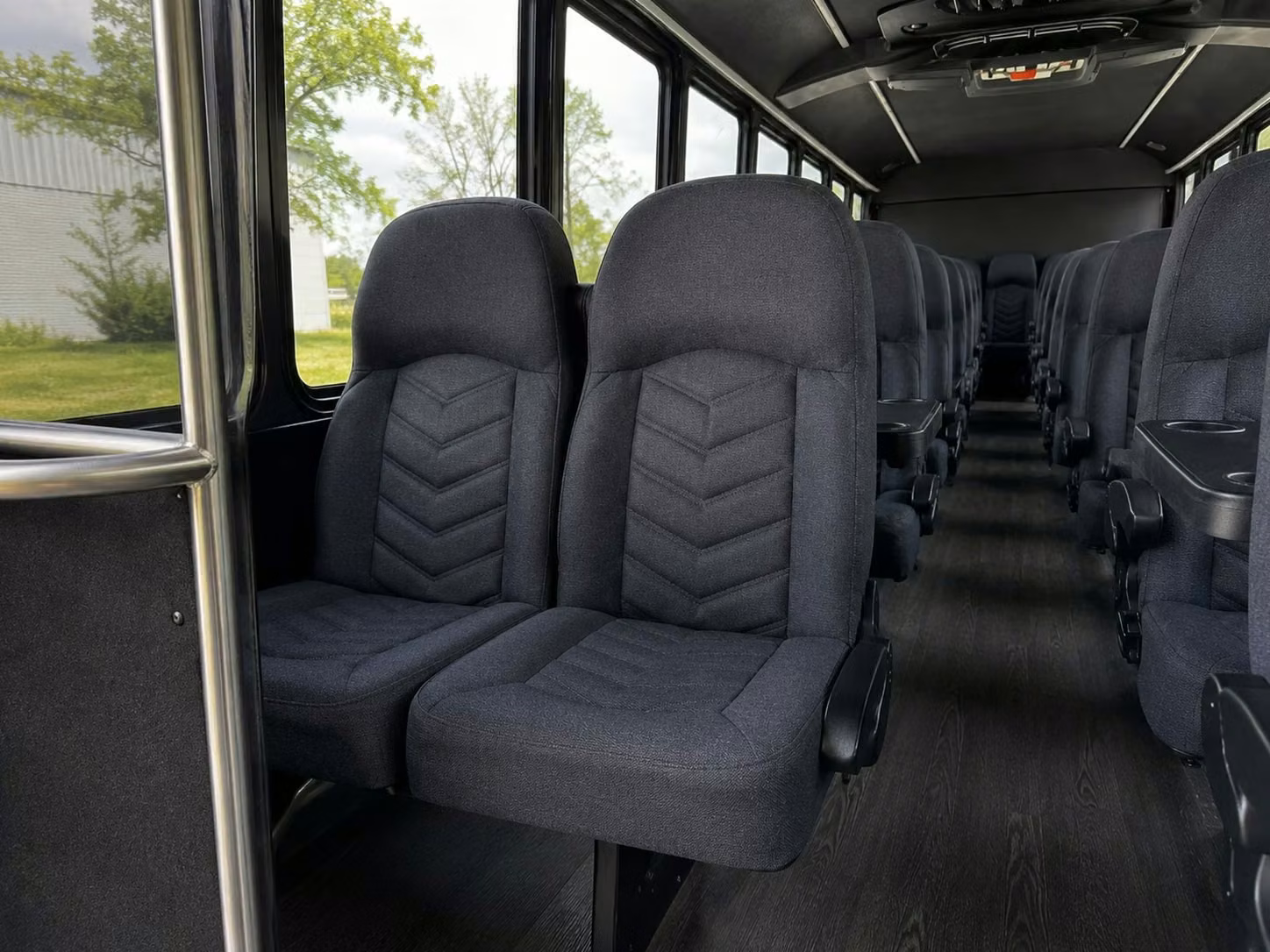 25 passenger minibus interior