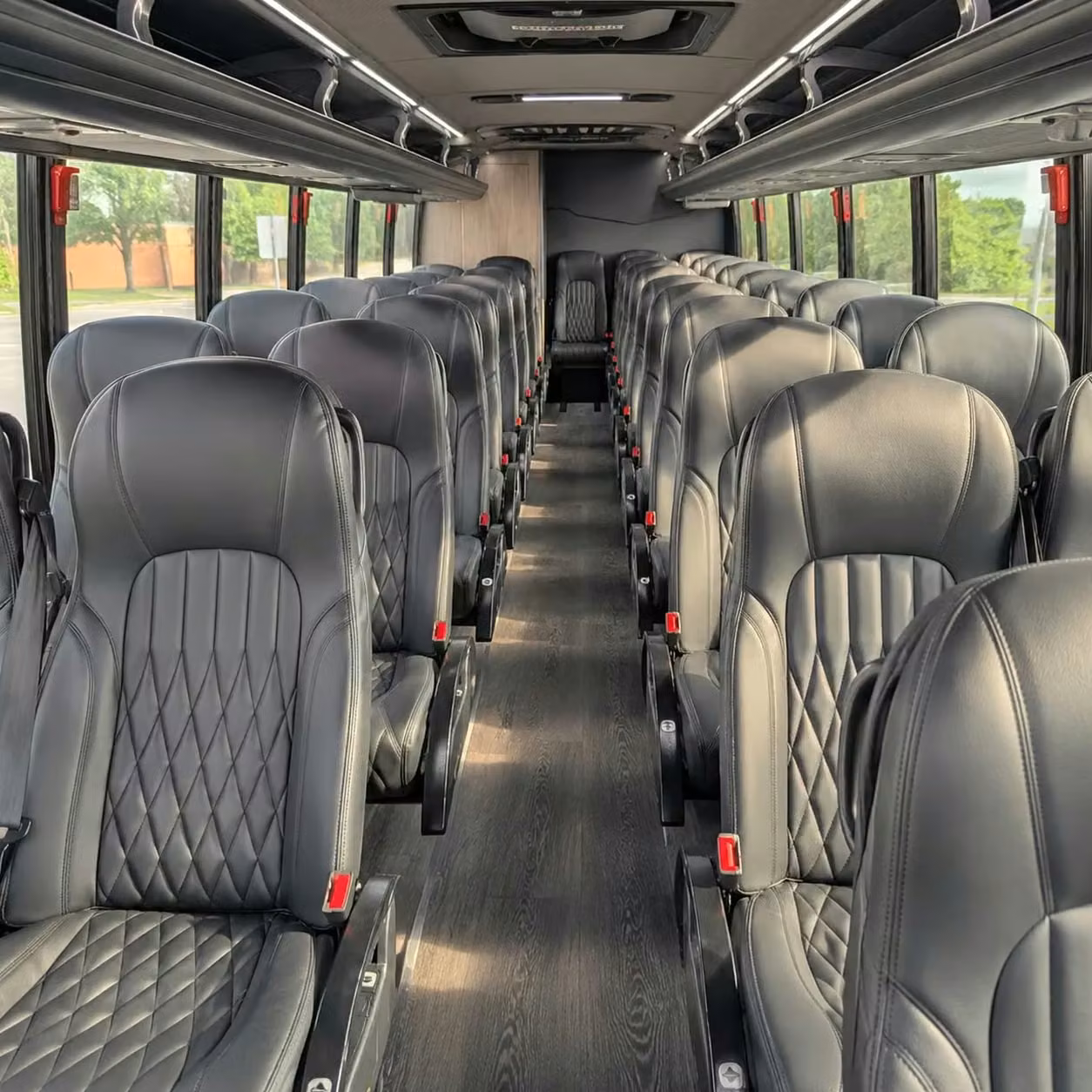 30 passenger minibus interior